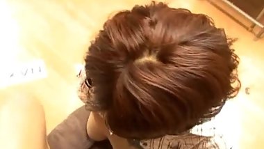 Japanese Yui Komiya having fun sucking part6