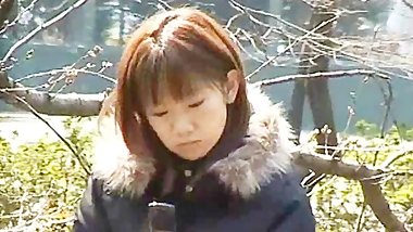 Trace of bicycle upskirt panties