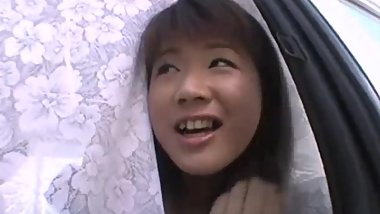 Innocent looking Japanese babe