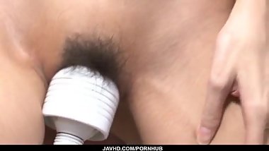 Rino Asuka Japanese teen gets pumped and jizzed on face