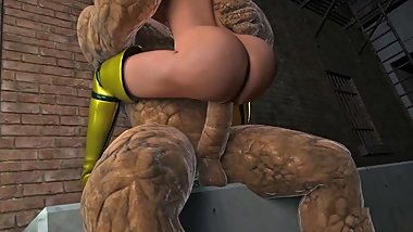 Rogue and the thing hdporn.love