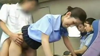 Part 1 - Asian Stewardess Gangbanged Video - Training Sex