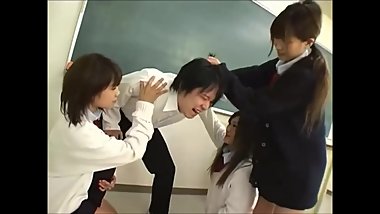 Ballbusting Squeeze Japanese Mixs