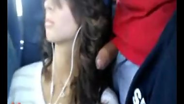 Dick on Hair  Groped in Public Bus - Hairjob  Love Hair Seduction