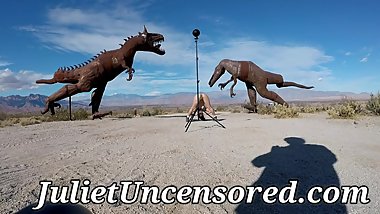 JULIET UNCENSORED BEHIND THE SCENES NUDE PHOTO SHOOT IN THE DESERT