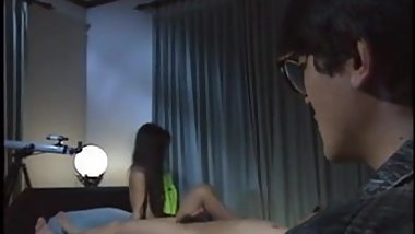 Girl is fucking in front of Nerdy BF-by PACKMANS