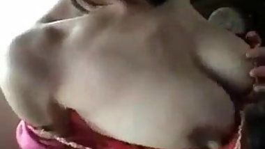 Japanese milf with some milky tits