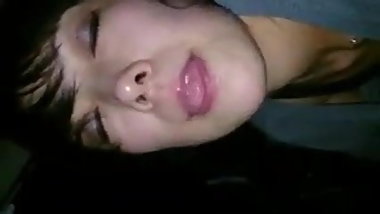 Japanese wife Tomoko blowjob