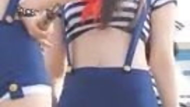 Sexy Korean Ass on stage dancing