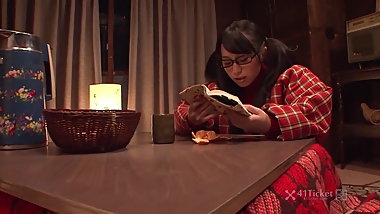 Nana Kunimi Masturbates to Erotica (Uncensored JAV)