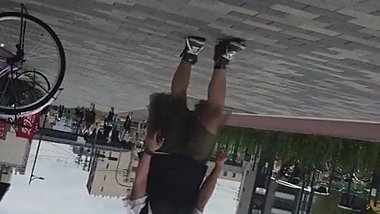 Japanese flashing girl