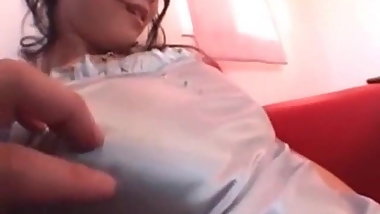 Uncensored Japan Porn Teen AV idol hairy pussy closeup