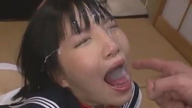 Japanese Teen Deepthroat Bukkake