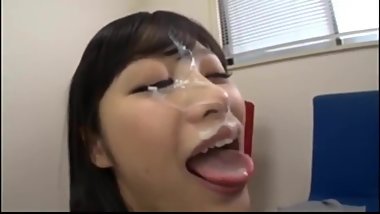 Japanese suck n facial
