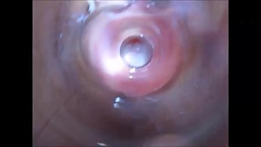 Observed the fount of vaginal juice