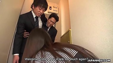 Blasting her soaking wet and trimmed pussy real hard