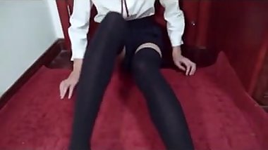 Cute boy in japanese school uniform 4