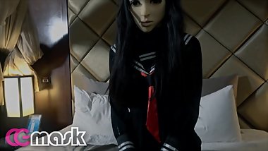 Restricted RubberDoll kigurumi bondage