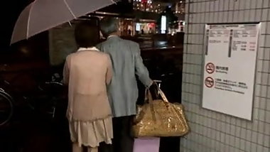 Father-in-Law having a good time with Daughter-in-Law