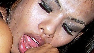 Brushes Her Teeth With Customers Sperm