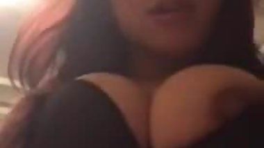 Asian Girl Riding BF's Cock and Taking Selfie