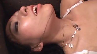 Chris Ozawa uses her tight pussy to smash a big dick