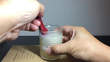 Semen in beaker