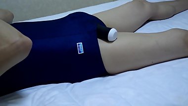 School swimsuit masturbation