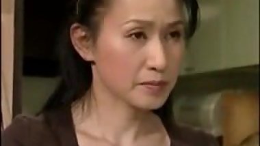 Horny Japanese housewife fucked the furniture