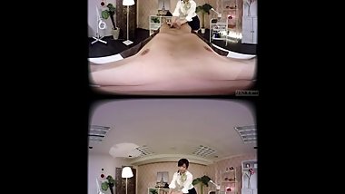 ZENRA JAV VR CFNM Massage Clinic Handjob and Blowjob