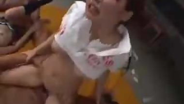 Japanese Schoolgirls Foursome Pt 1 of 3