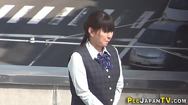 Japanese slut pissing