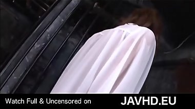 Japanese slave girl forced to show her natural tits - watch full uncensored on http://javhd.eu