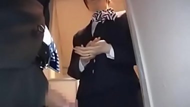 Asian Stewardess is so skilled at caressing penis - Pt2 On HDMilfCam.com