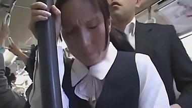 Asian Japanese Milf is groped on the bus - Pt2 On HDMilfCam.com