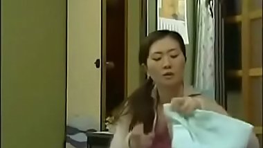 Asian Japanese boy extorted MILF licks his penis -Pt2 On HDMilfCam.com