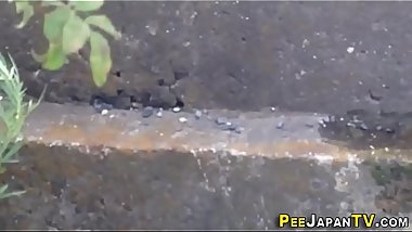 Asians piss off footpath