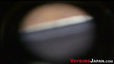 Asian fingers under pants