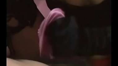 She masturbate and let you cum into her silk panties