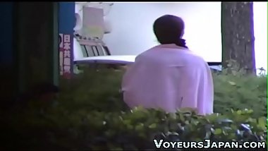 Asian spied masturbating