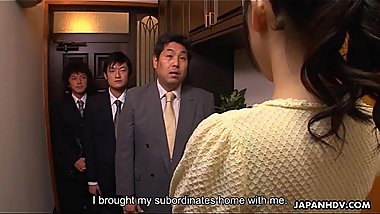 Slutty Asian wife getting banged once the hubby leaves