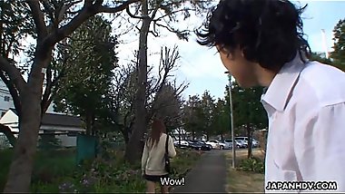 Asian sexy bitch has a fuck and a creampie